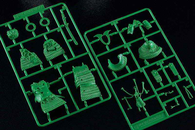 プラモデル・模型 PLAMAX 1/12 鎌倉時代の鎧武者 緑の装 Green color edition 画像 5 | AniSmile
