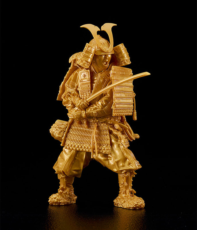 プラモデル・模型 PLAMAX 1/12 鎌倉時代の鎧武者 黄金の装 Gold color edition 画像 3 | AniSmile