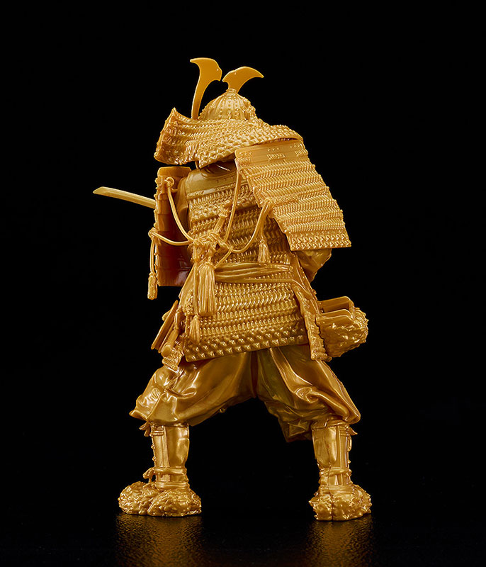 プラモデル・模型 PLAMAX 1/12 鎌倉時代の鎧武者 黄金の装 Gold color edition 画像 4 | AniSmile