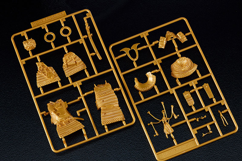 プラモデル・模型 PLAMAX 1/12 鎌倉時代の鎧武者 黄金の装 Gold color edition 画像 5 | AniSmile