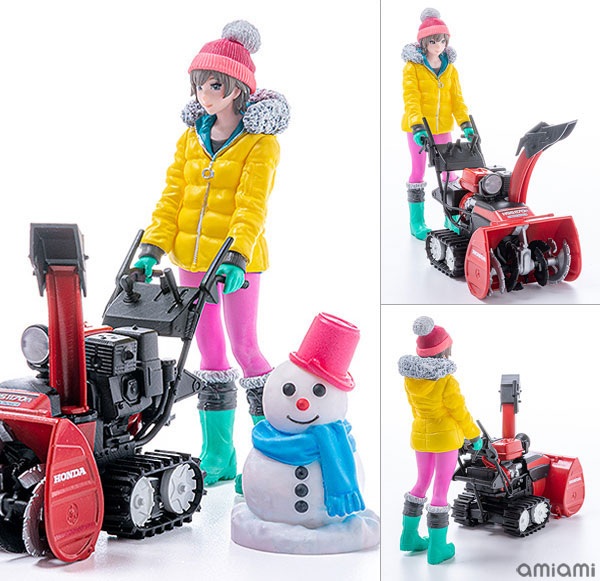 プラモデル・模型 PLAMAX MF-62 minimum factory みのり with ホンダ小型除雪機 HSS1170n(JX) - 公式商品画像 | AniSmile