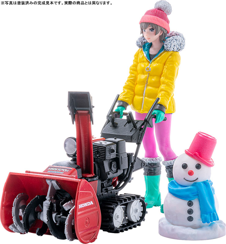 プラモデル・模型 PLAMAX MF-62 minimum factory みのり with ホンダ小型除雪機 HSS1170n(JX) 画像 2 | AniSmile