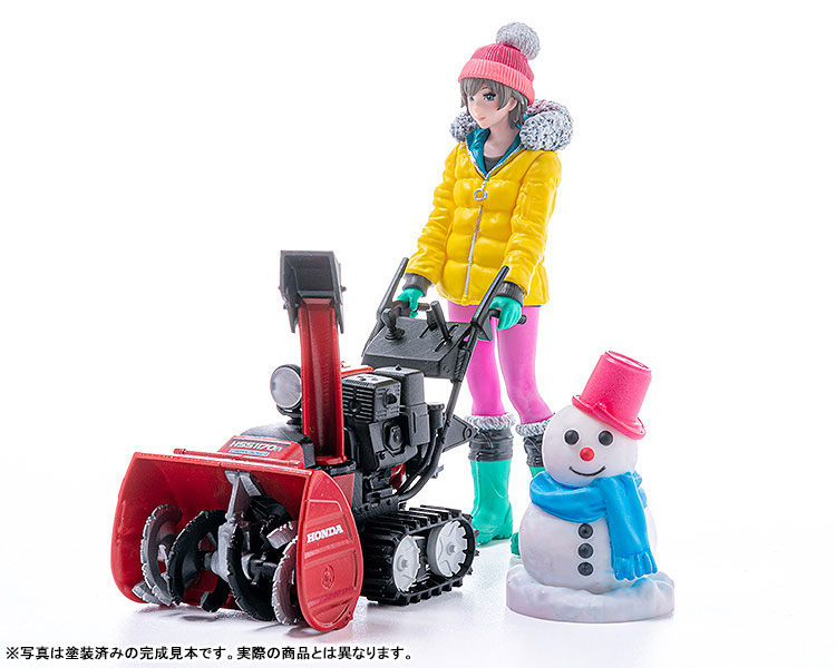 プラモデル・模型 PLAMAX MF-62 minimum factory みのり with ホンダ小型除雪機 HSS1170n(JX) 画像 3 | AniSmile