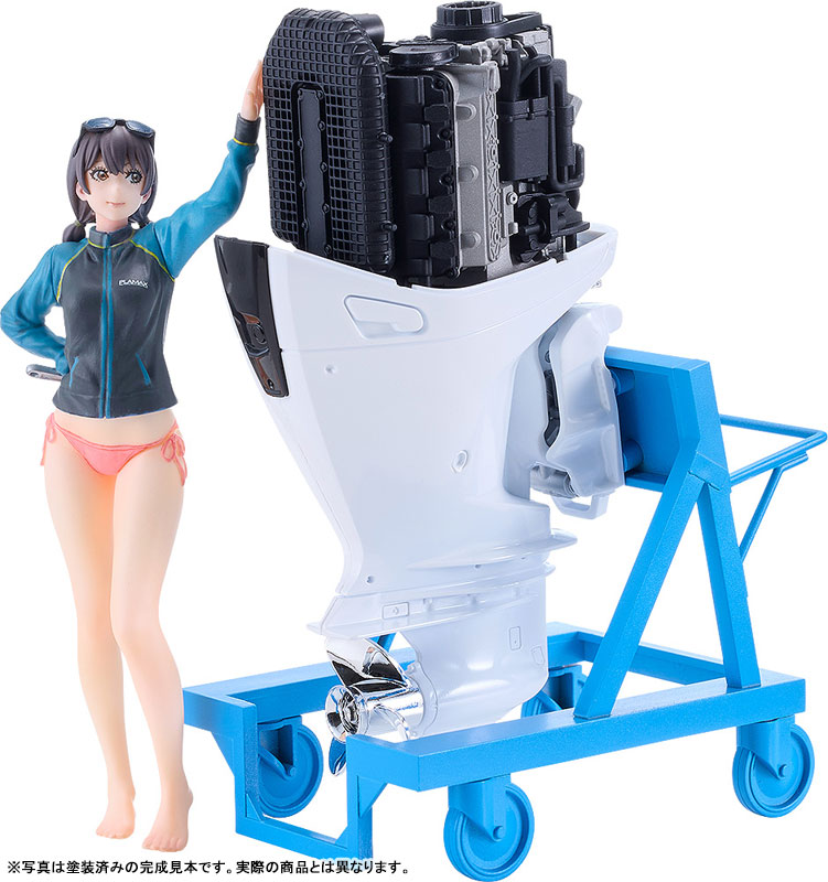 プラモデル・模型 PLAMAX MF-97 minimum factory みのり with ホンダ船外機BF350 グランプリホワイト 画像 2 | AniSmile