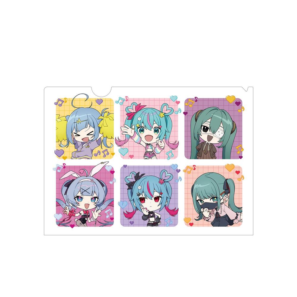 初音ミク ちびキャラ Art by ろづ希 クリアファイル - 公式商品画像 | AniSmile