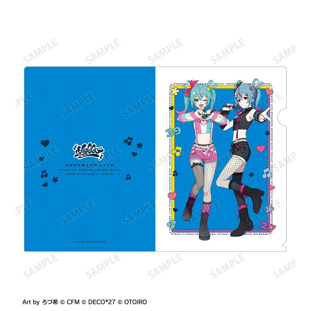 初音ミク デコミク LIVE練習中ver. Art by ろづ希 クリアファイル 画像 4 | AniSmile