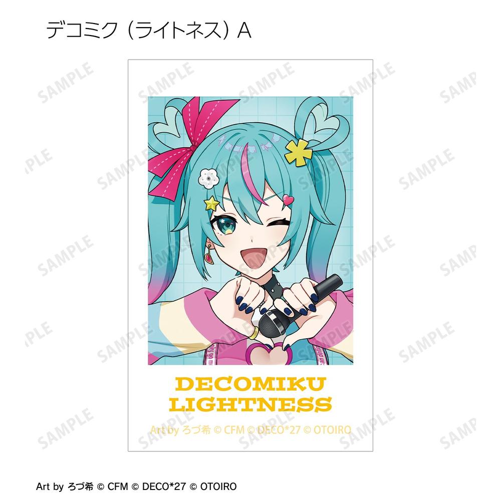 初音ミク デコミク LIVE練習中ver. Art by ろづ希 イラストカード5枚セット 画像 3 | AniSmile