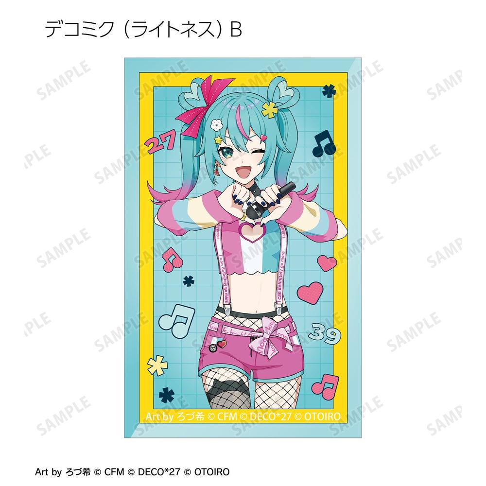 初音ミク デコミク LIVE練習中ver. Art by ろづ希 イラストカード5枚セット 画像 5 | AniSmile