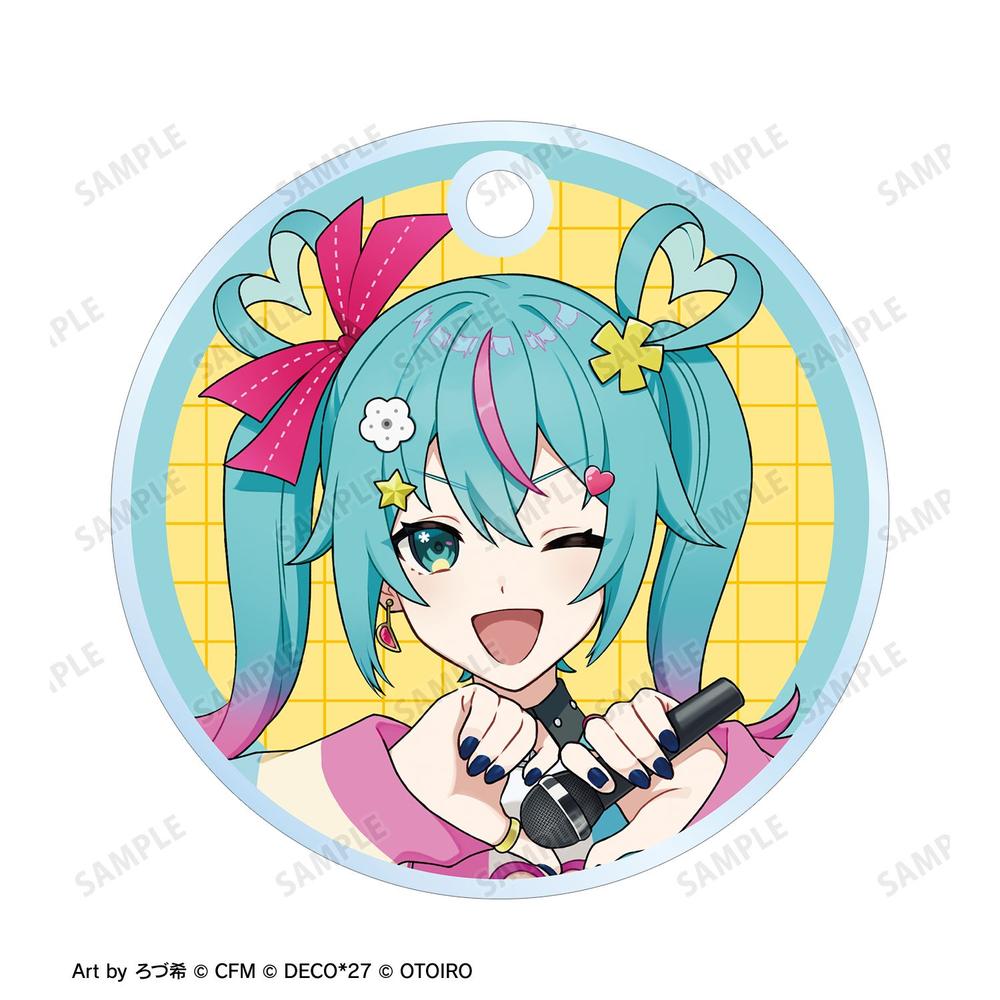 初音ミク デコミク (ライトネス) LIVE練習中ver. Art by ろづ希 2連ワイヤーアクリルキーホルダー 画像 3 | AniSmile