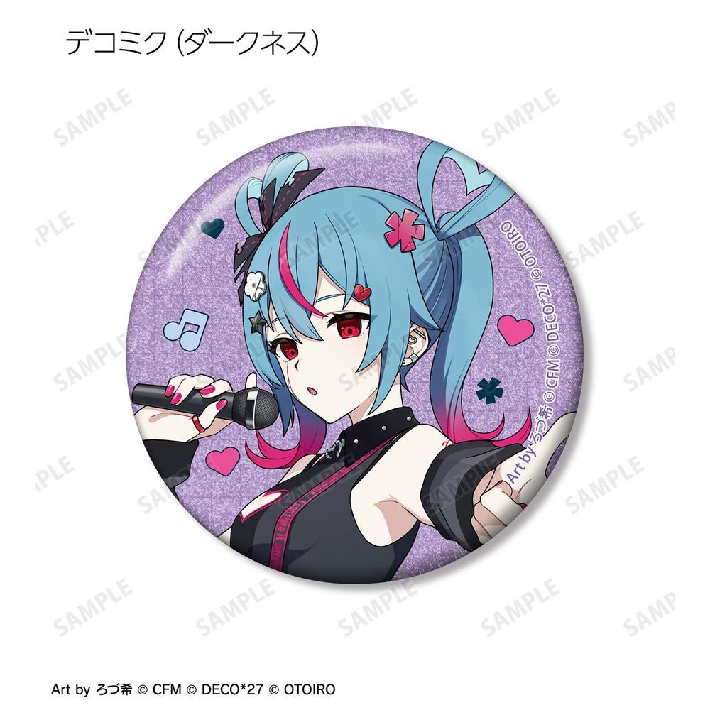 初音ミク デコミク LIVE練習中ver. Art by ろづ希 グリッター缶バッジ2個セット 画像 4 | AniSmile