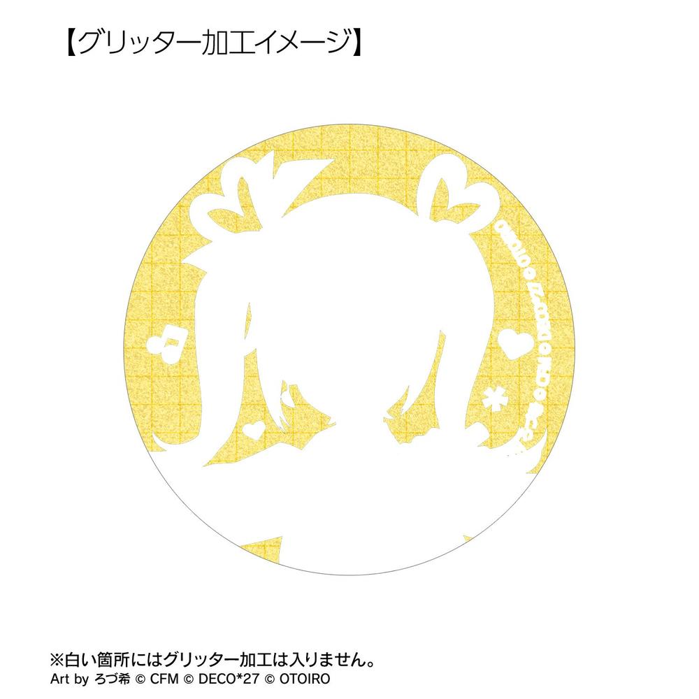 初音ミク デコミク LIVE練習中ver. Art by ろづ希 グリッター缶バッジ2個セット 画像 5 | AniSmile