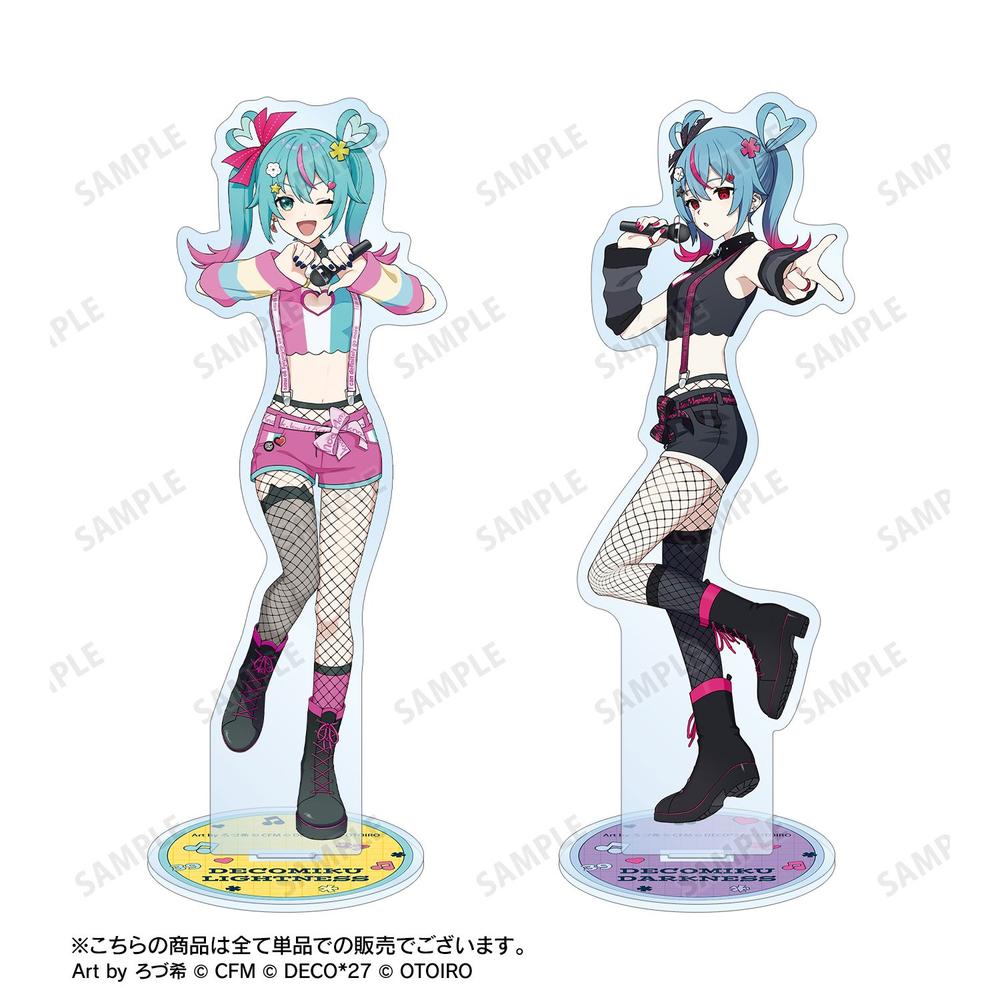 初音ミク デコミク (ダークネス) LIVE練習中ver. Art by ろづ希 BIGアクリルスタンド 画像 4 | AniSmile