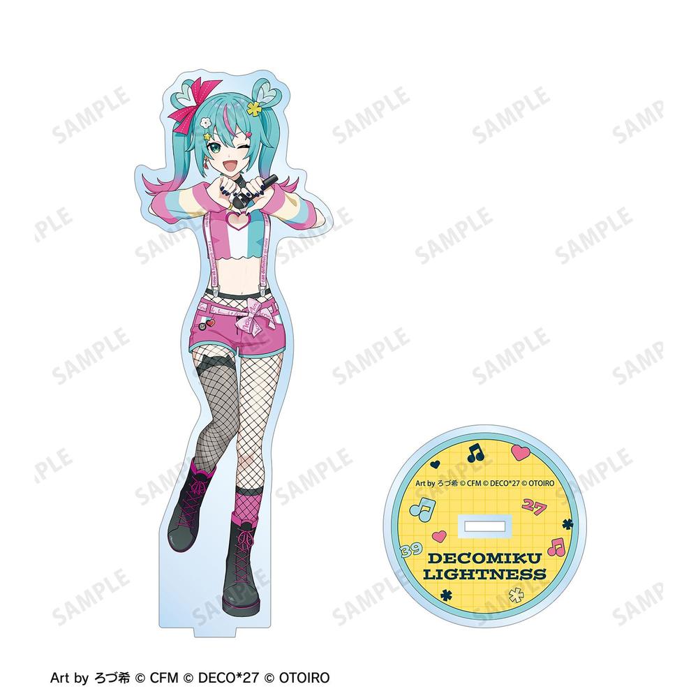 初音ミク デコミク (ライトネス) LIVE練習中ver. Art by ろづ希 BIGアクリルスタンド 画像 3 | AniSmile