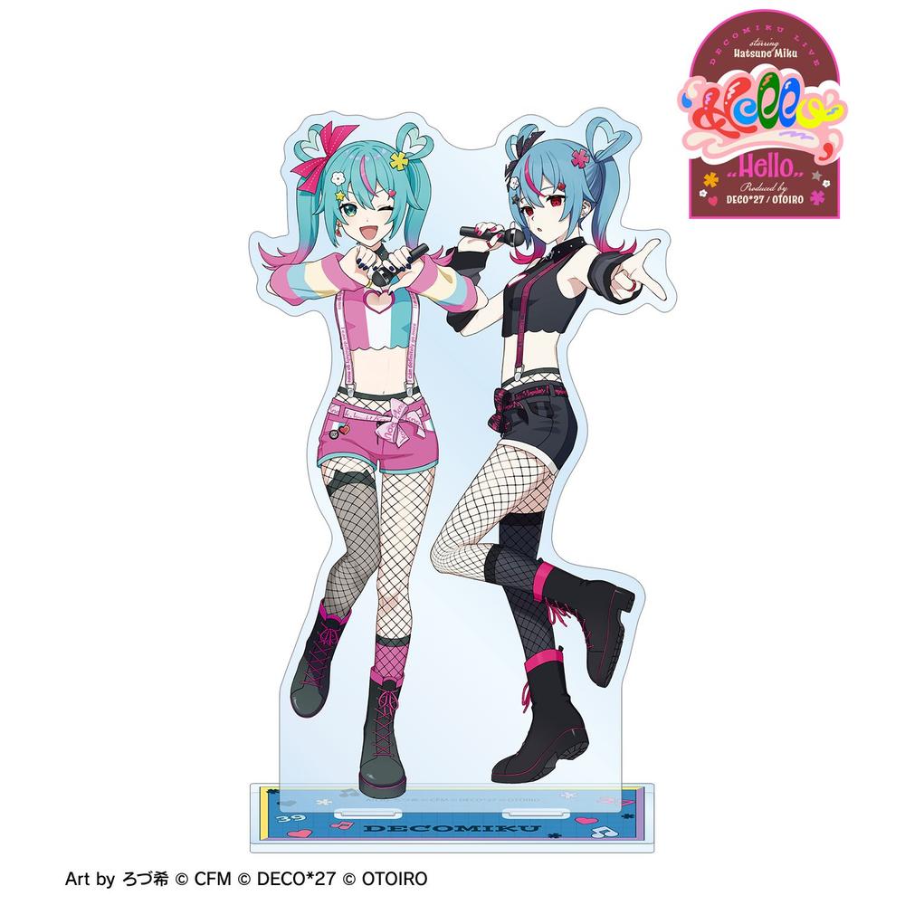 初音ミク デコミク LIVE練習中ver. Art by ろづ希 集合BIGアクリルスタンド 画像 2 | AniSmile