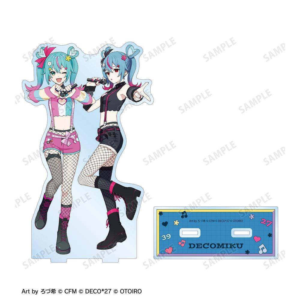 初音ミク デコミク LIVE練習中ver. Art by ろづ希 集合BIGアクリルスタンド 画像 3 | AniSmile