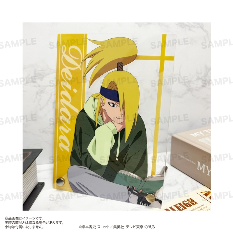 NARUTO-ナルト- 疾風伝 A6アクリルパネル(読書ver.)デイダラ 画像 2 | AniSmile