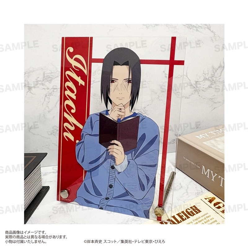 NARUTO-ナルト- 疾風伝 A6アクリルパネル(読書ver.)うちはイタチ 画像 2 | AniSmile