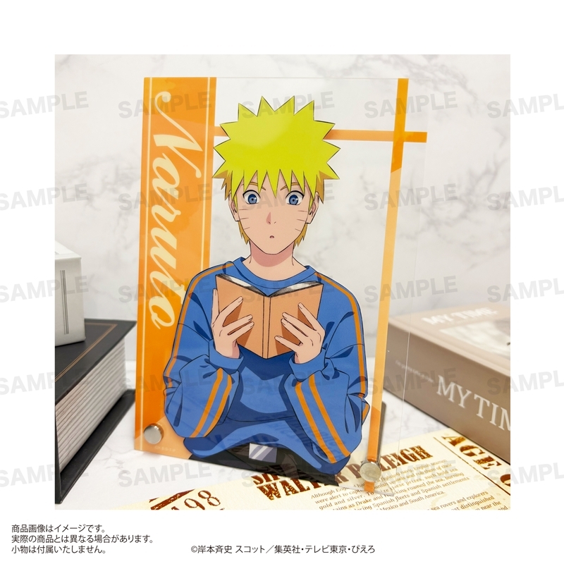 NARUTO-ナルト- 疾風伝 A6アクリルパネル(読書ver.)うずまきナルト 画像 2 | AniSmile