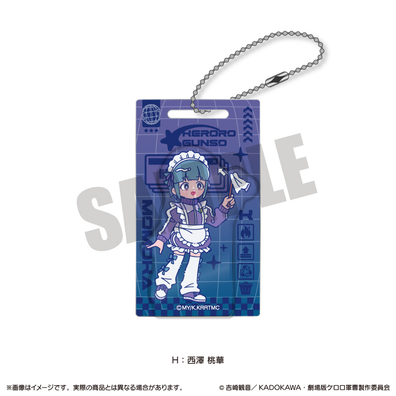 『ケロロ軍曹』 にゅ〜とろ アクリルブロックキーホルダー H 西澤 桃華 - 公式商品画像 | AniSmile