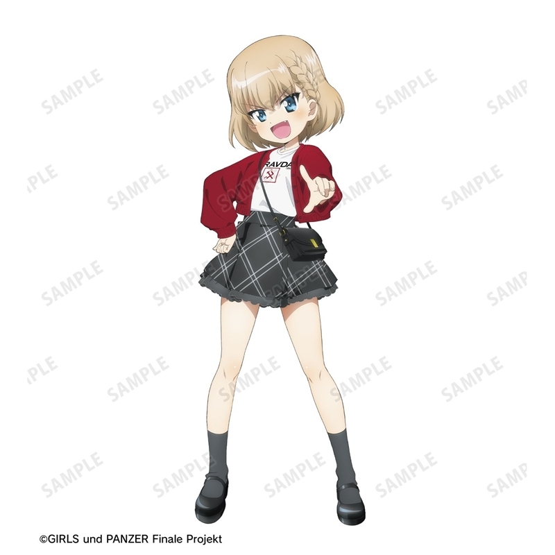 ガールズ&パンツァー 最終章 描き下ろし デート私服ver. カチューシャ Tシャツユニセックス(サイズ/XXL) 画像 4 | AniSmile