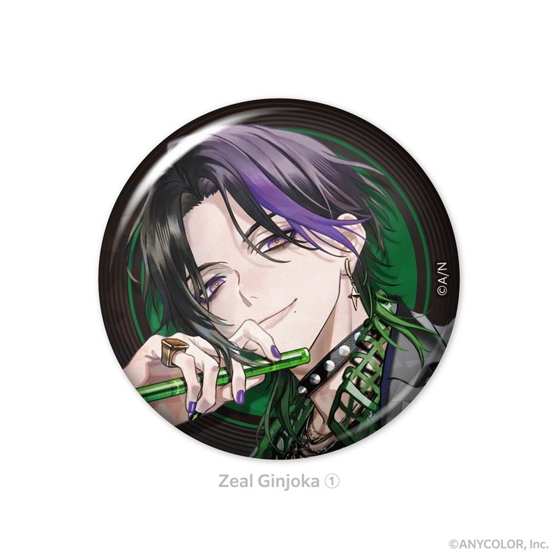 NIJISANJIEN 周年企画 BY THE BEAT ホログラム缶バッジ_ジール・ギンジョウカ① - 公式商品画像 | AniSmile