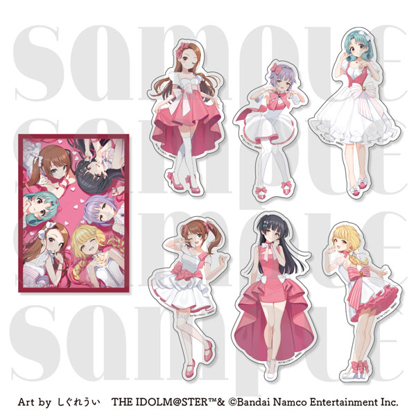 アイドルマスターシリーズ×しぐれうい ダイカットステッカーセット - 公式商品画像 | AniSmile