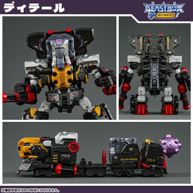 フィギュア・ドール 52TOYS BEASTBOX MEGA MECHABEAST BMM-01 PSYCHOTRAIN(サイコトレイン) 画像 3 | AniSmile