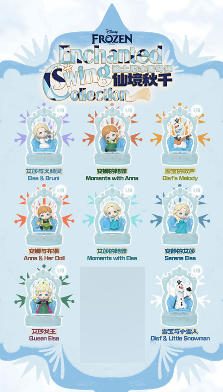 コレクショントイ(フィギュア) 52TOYS BLINDBOX アナと雪の女王 ブランコシリーズ 画像 3 | AniSmile