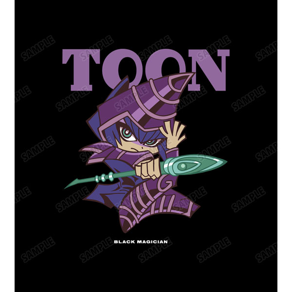 遊☆戯☆王デュエルモンスターズ ブラック・マジシャン トゥーン・ワールド テイストデフォルメ Tシャツメンズ(サイズ/L) 画像 2 | AniSmile