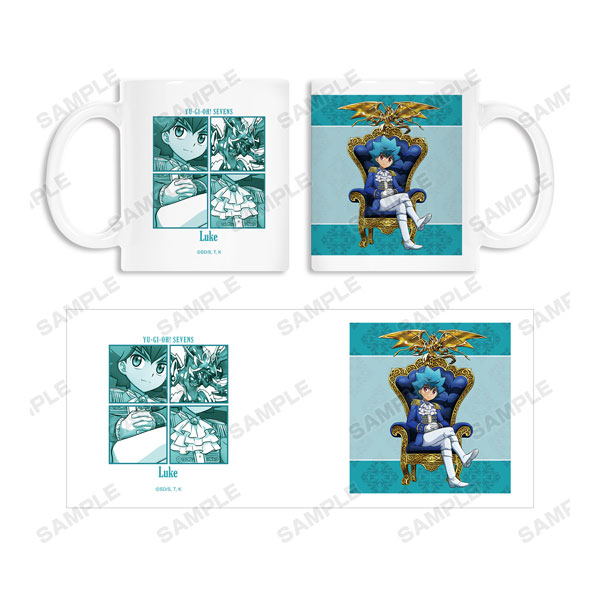 遊☆戯☆王SEVENS 描き下ろしイラスト ルーク 玉座ver. マグカップ - 公式商品画像 | AniSmile