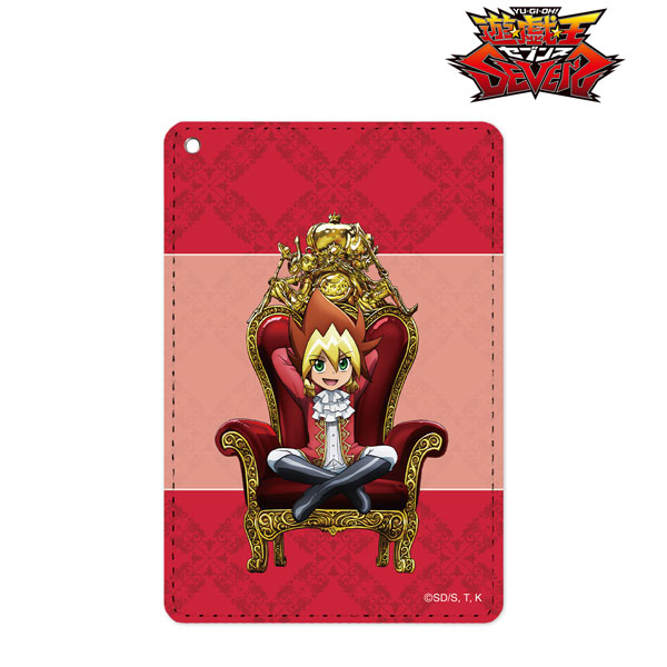 遊☆戯☆王SEVENS 描き下ろしイラスト 王道遊我 玉座ver. 1ポケットパスケース - 公式商品画像 | AniSmile