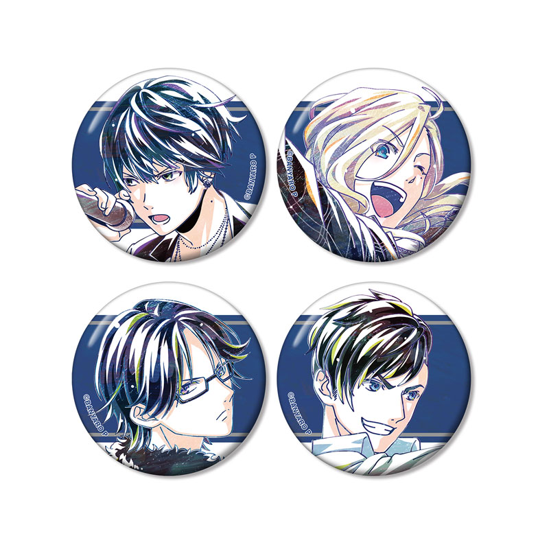 「バンドやろうぜ!」 OSIRIS Ani-Art 缶バッジ4個セット 画像 2 | AniSmile