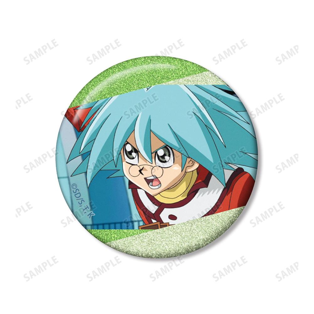 遊☆戯☆王デュエルモンスターズGX 丸藤翔 場面写グリッター缶バッジ2個セット 画像 3 | AniSmile