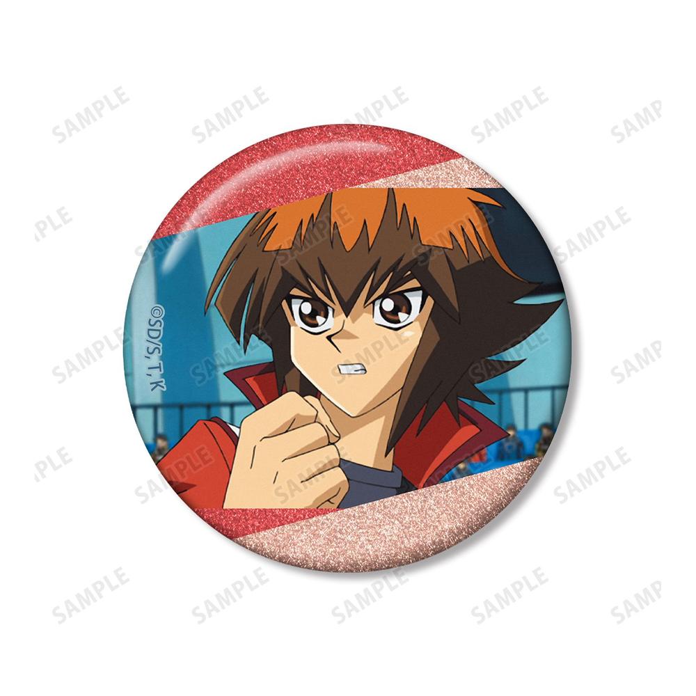 遊☆戯☆王デュエルモンスターズGX 遊城十代 場面写グリッター缶バッジ2個セット 画像 3 | AniSmile
