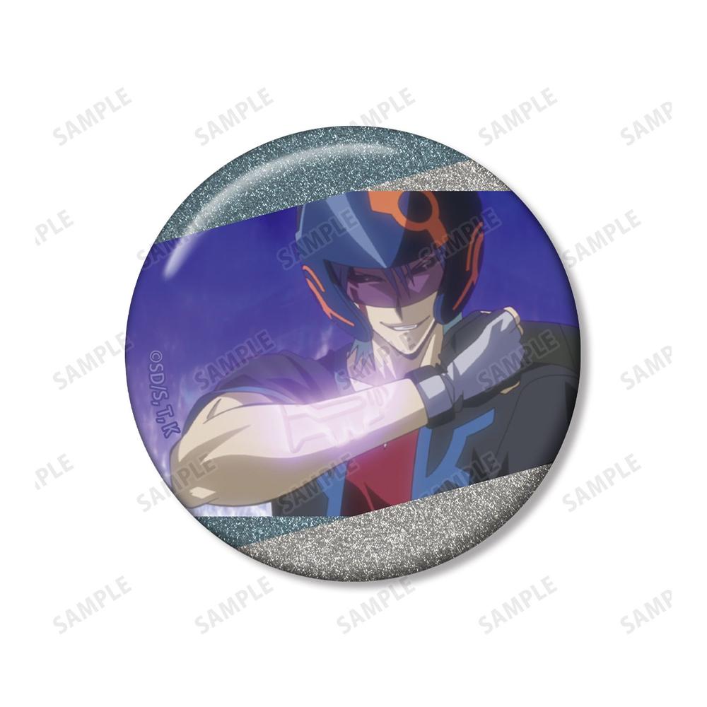 遊☆戯☆王5D's 鬼柳京介 場面写グリッター缶バッジ2個セット 画像 3 | AniSmile