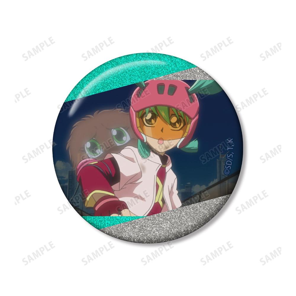 遊☆戯☆王5D's 龍可 場面写グリッター缶バッジ2個セット 画像 3 | AniSmile
