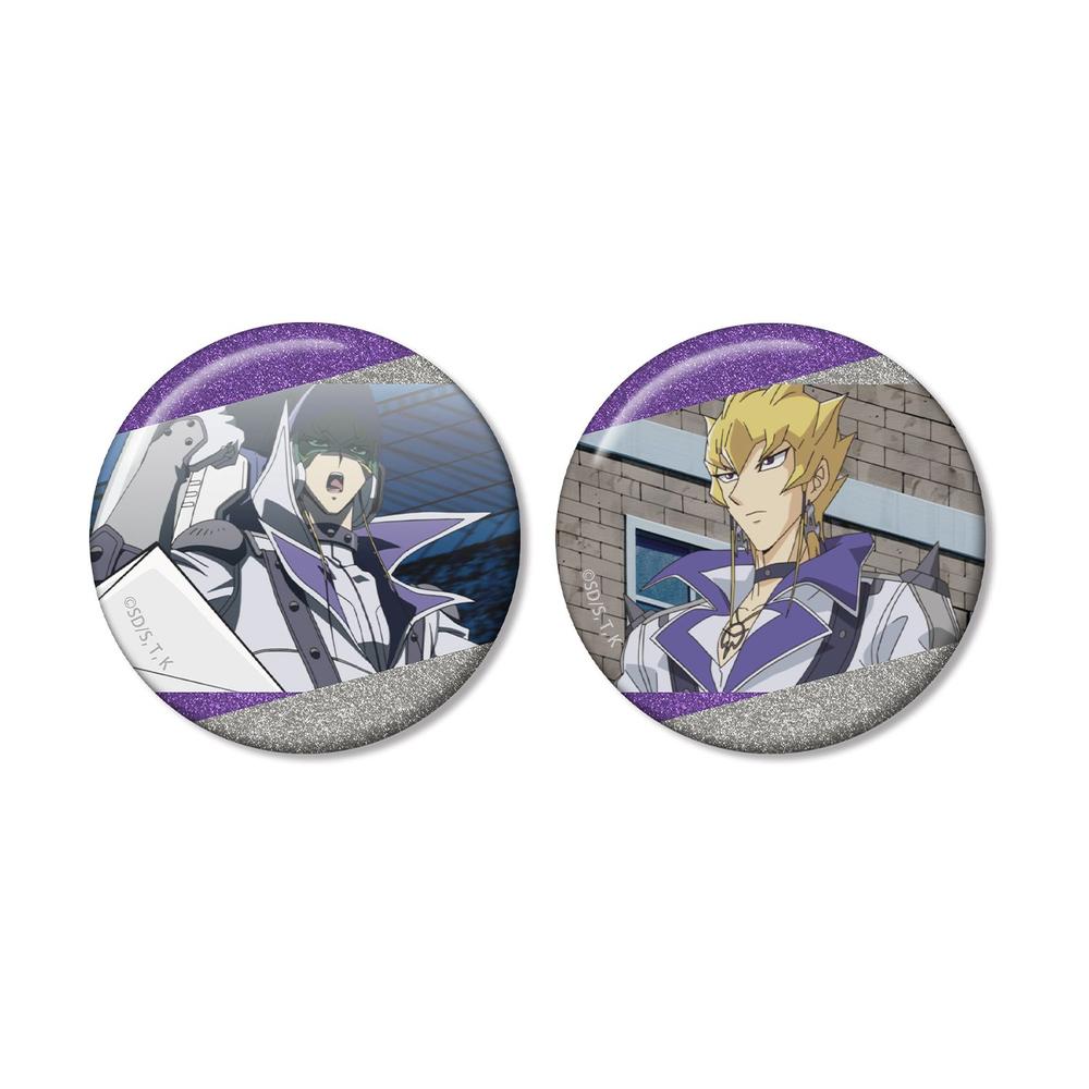 遊☆戯☆王5D's ジャック・アトラス 場面写グリッター缶バッジ2個セット - 公式商品画像 | AniSmile