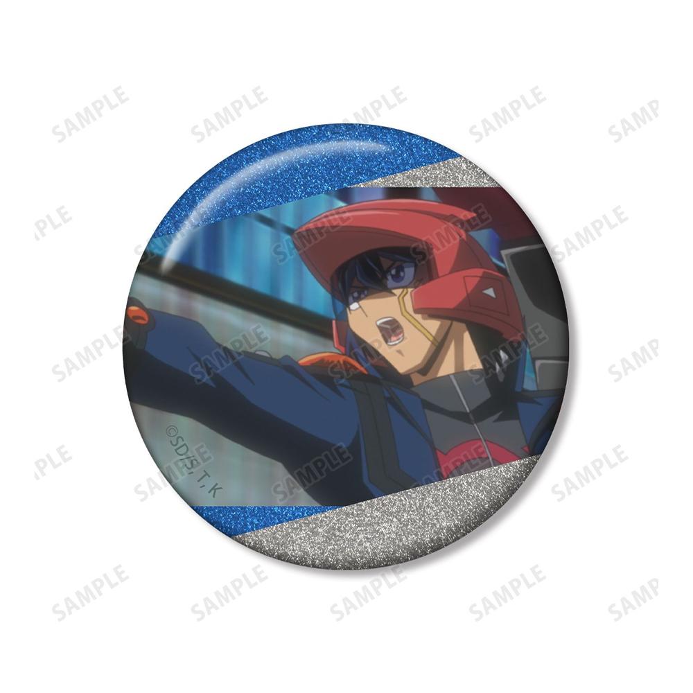 遊☆戯☆王5D's 不動遊星 場面写グリッター缶バッジ2個セット 画像 3 | AniSmile