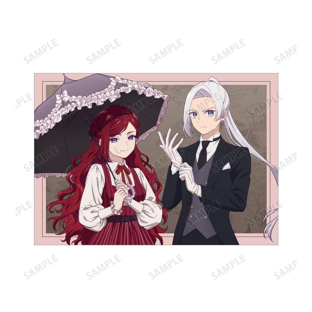 TVアニメ『悲劇の元凶となる最強外道ラスボス女王は民の為に尽くします。』 描き下ろし プライド&アーサー お嬢様&執事ver. A5イラストカード 画像 3 | AniSmile