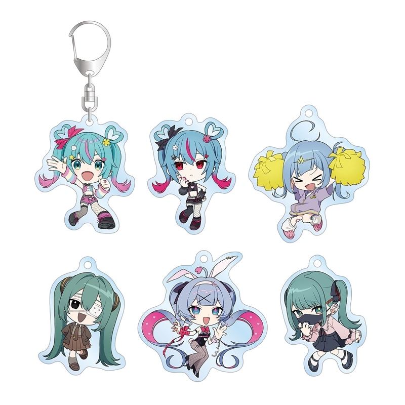 初音ミク ちびキャラ Art by ろづ希 トレーディングアクリルキーホルダー(単位/単品) - 公式商品画像 | AniSmile