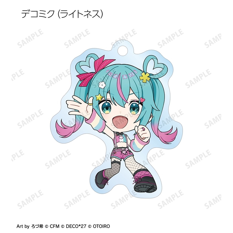 初音ミク ちびキャラ Art by ろづ希 トレーディングアクリルキーホルダー(単位/単品) 画像 3 | AniSmile