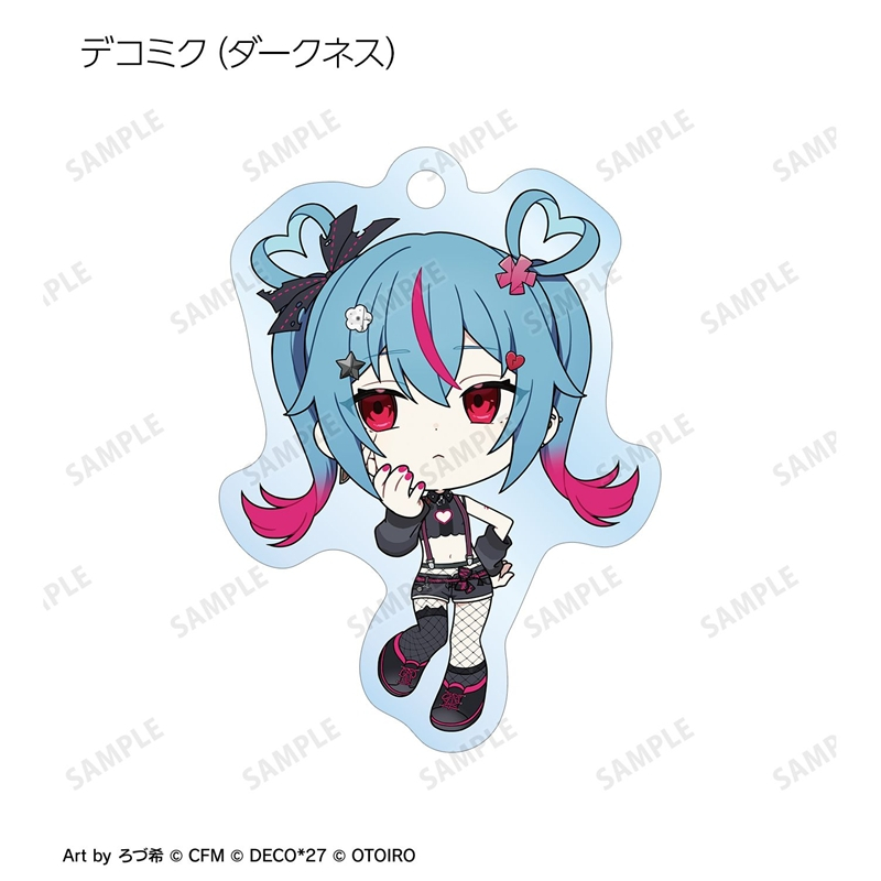 初音ミク ちびキャラ Art by ろづ希 トレーディングアクリルキーホルダー(単位/単品) 画像 4 | AniSmile