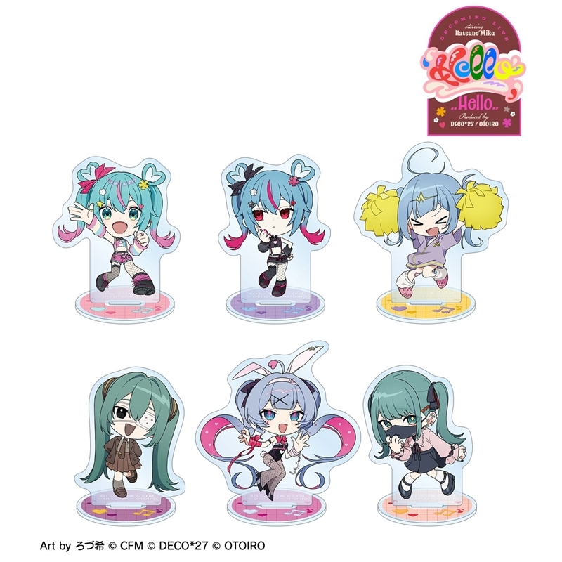 初音ミク ちびキャラ Art by ろづ希 トレーディングアクリルスタンド(単位/単品) 画像 2 | AniSmile