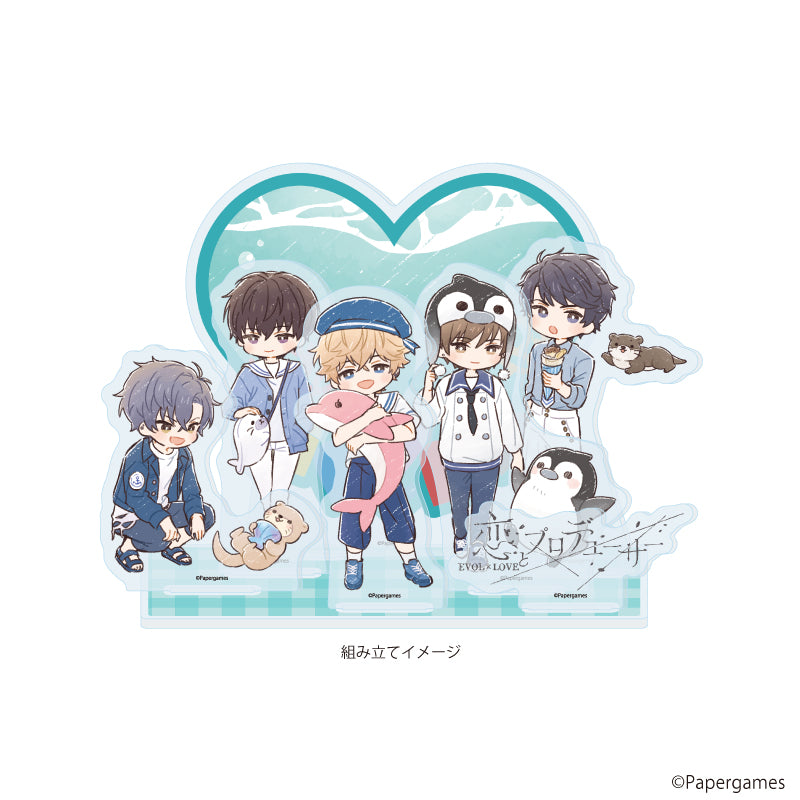 プレミアム アクリルジオラマプレート「恋とプロデューサー~EVOL×LOVE~」13/水族館デートver.(グラフアートイラスト) 画像 2 | AniSmile