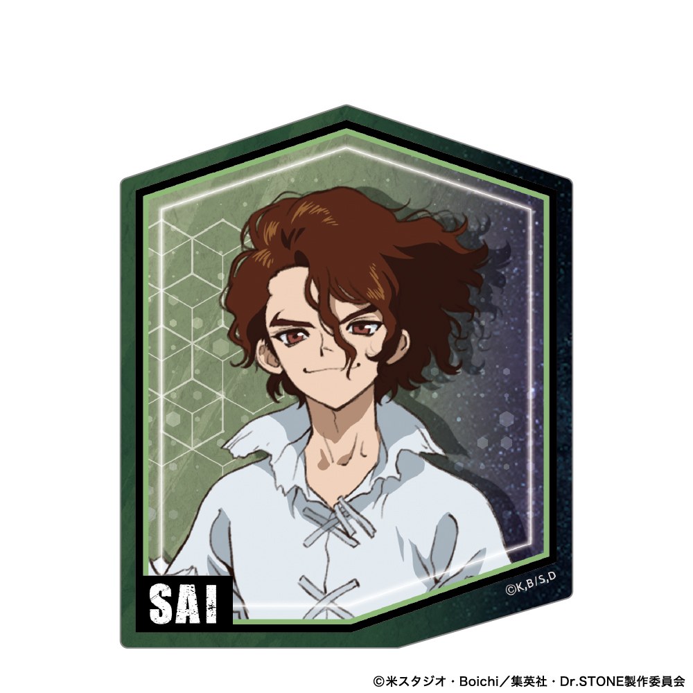 Dr.STONE ダイカットステッカー SAI - 公式商品画像 | AniSmile