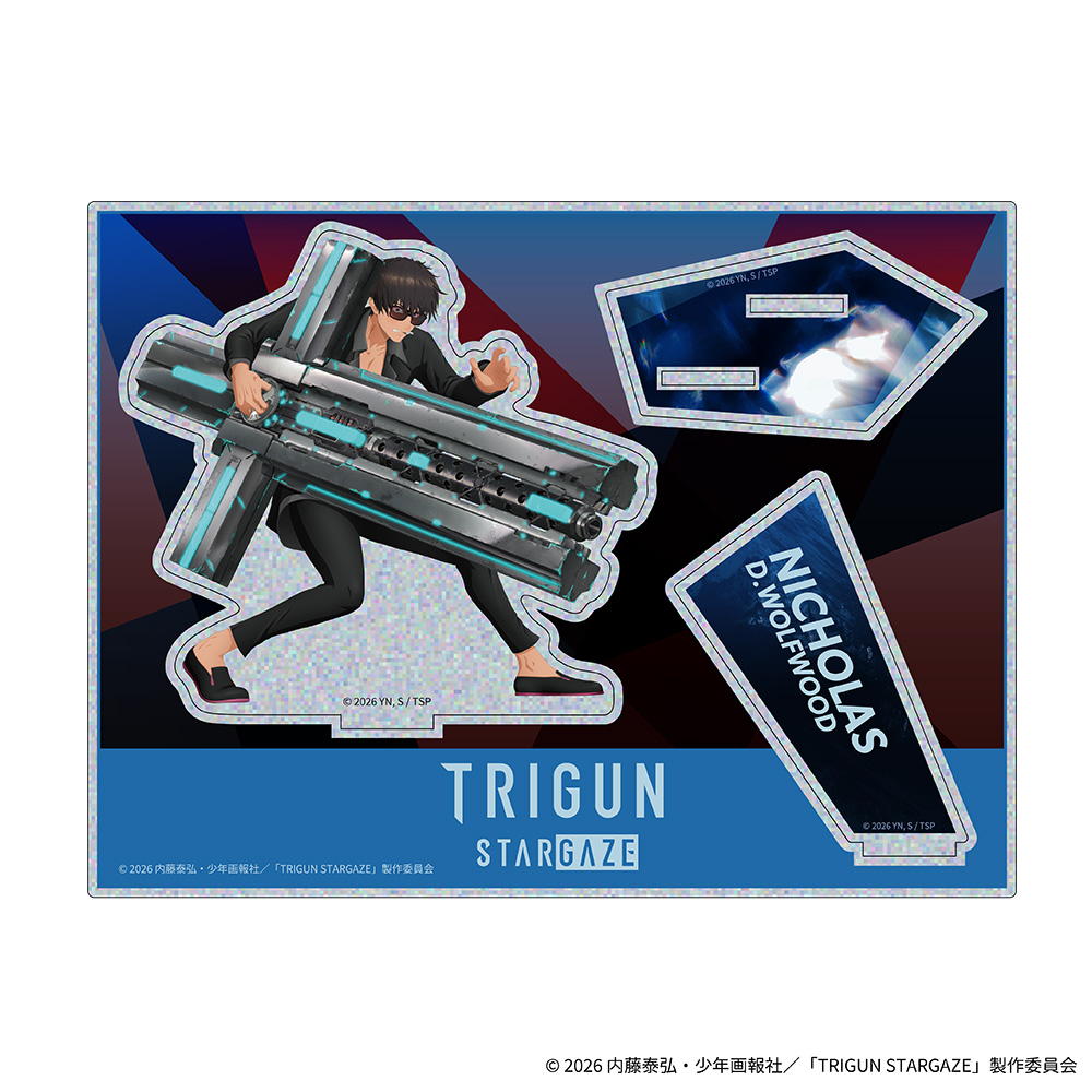 TRIGUN STARGAZE グリッターアクリルスタンド ニコラス・D・ウルフウッド - 公式商品画像 | AniSmile