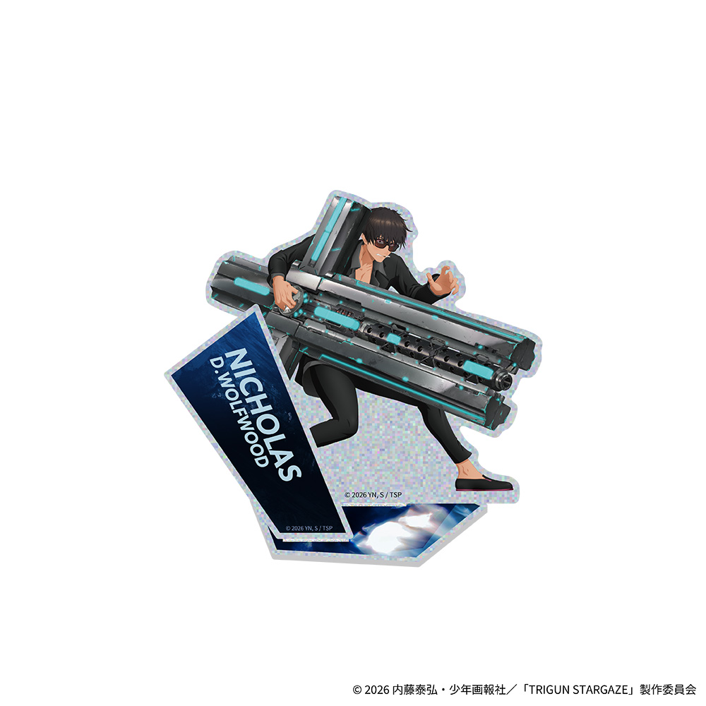 TRIGUN STARGAZE グリッターアクリルスタンド ニコラス・D・ウルフウッド 画像 2 | AniSmile