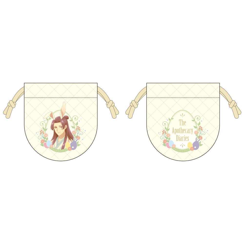 薬屋のひとりごと ラウンド型巾着 壬氏 AJ2026 Ver. - official product image | AniSmile