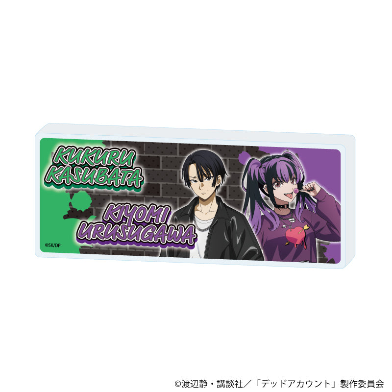 ミニアクリルブロック「TVアニメ『デッドアカウント』」02/霞流括&漆栖川希詠 ストリートファッションver.(描き下ろしイラスト) - 公式商品画像 | AniSmile