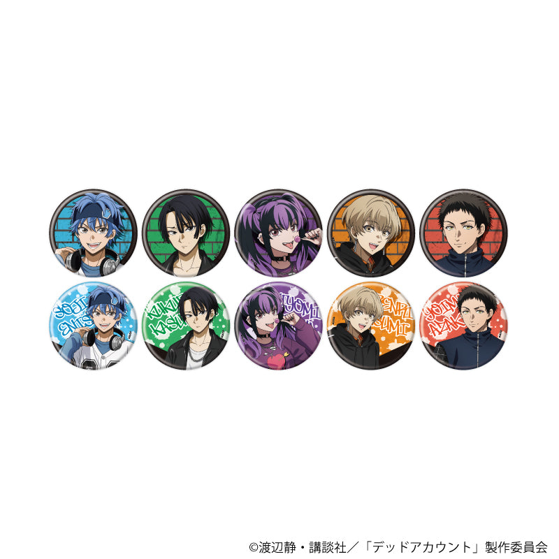 缶バッジ「TVアニメ『デッドアカウント』」02/ストリートファッションver. ブラインド(全10種)(描き下ろしイラスト) - 公式商品画像 | AniSmile